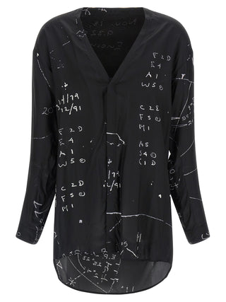 Black Viscose Blouse