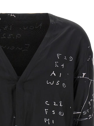 Black Viscose Blouse
