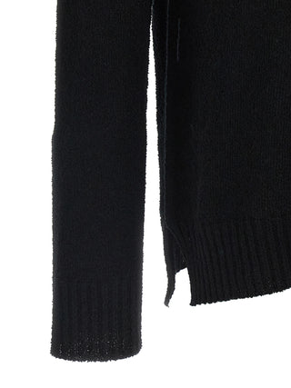 Black Cotton Cardigan