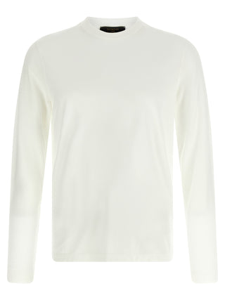 Camiseta de algodón blanca