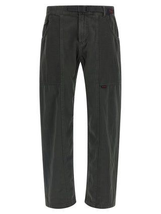 Gray Cotton Cargo Pants