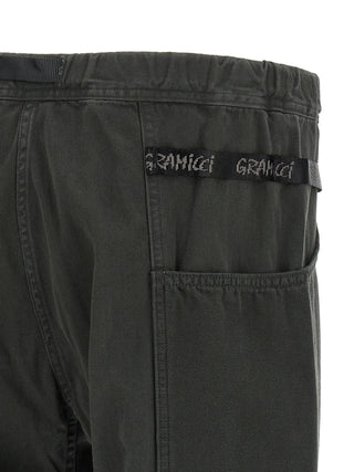 Gray Cotton Cargo Pants