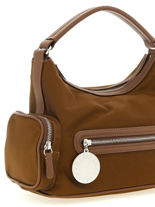 Brown Polyamide Crossbody Bag