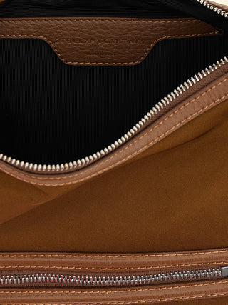 Brown Polyamide Crossbody Bag