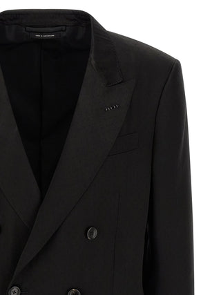 Black Viscose Blazer