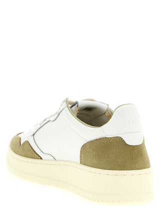 Bicolor Cowhide Low Top Sneakers