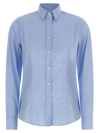 Blue Cotton Blouse