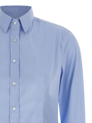 Blue Cotton Blouse