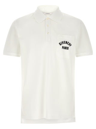 White Cotton Polo Shirt