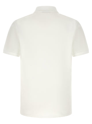 White Cotton Polo Shirt