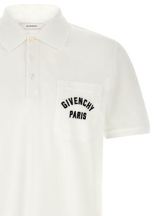 White Cotton Polo Shirt