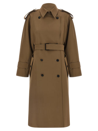 Brown Virgin Wool Coat