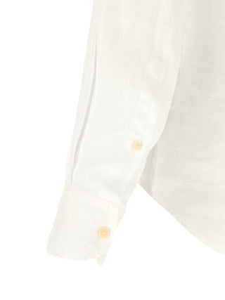 White Linen Blouse