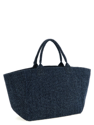 Blue Organic Cotton Tote Bag