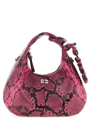 Bolso de mano de poliéster reciclado fucsia
