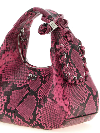 Bolso de mano de poliéster reciclado fucsia
