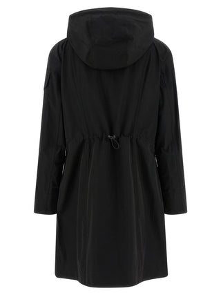 Black Polyester Parka