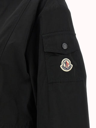Black Polyester Parka