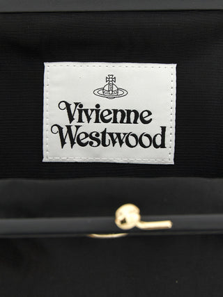 Bolso de mano de viscosa negro  