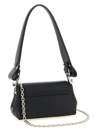 Black Polyethylene Shoulder Bag