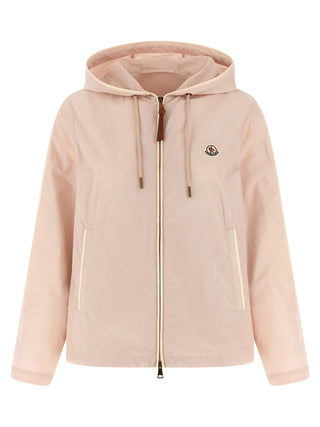 Chaqueta shell multicolor de poliéster