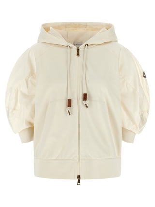 White Cotton Hoodie