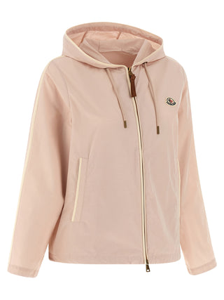 Chaqueta shell multicolor de poliéster