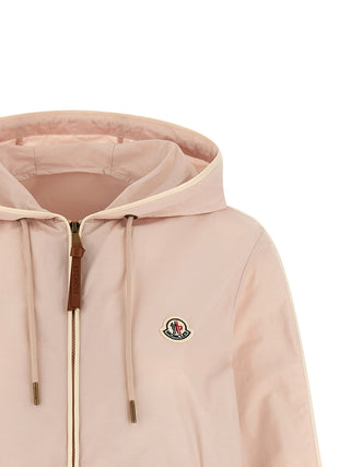 Chaqueta shell multicolor de poliéster