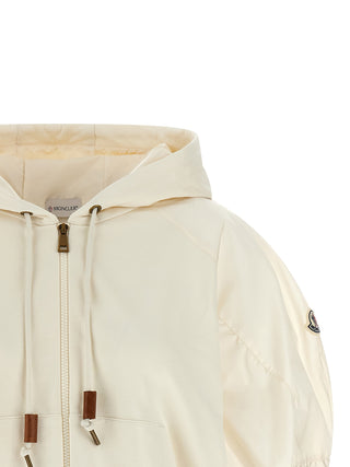 White Cotton Hoodie
