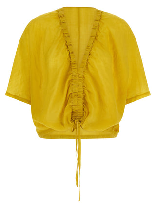 Bicolor Tencel Blouse