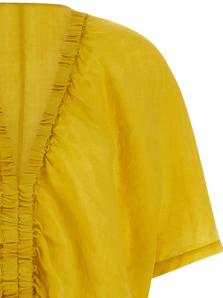 Bicolor Tencel Blouse