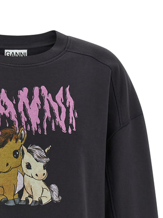Black Organic Cotton Sweatshirt