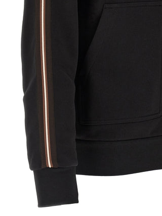 Black Polyamide Sweatshirt