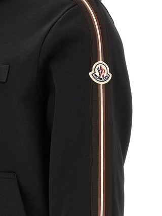 Black Polyamide Sweatshirt