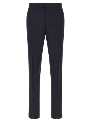 Blue Wool Two-Piece Suit
