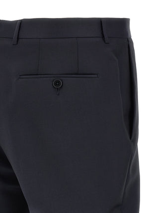 Blue Wool Two-Piece Suit