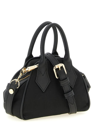 Black Viscose Handbag
