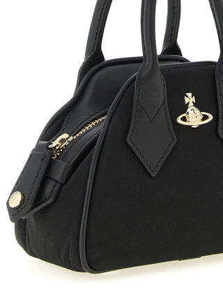 Black Viscose Handbag