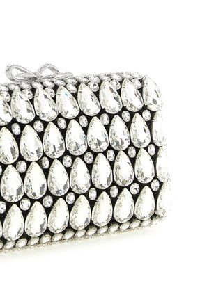 Black Polyester Clutch Bag