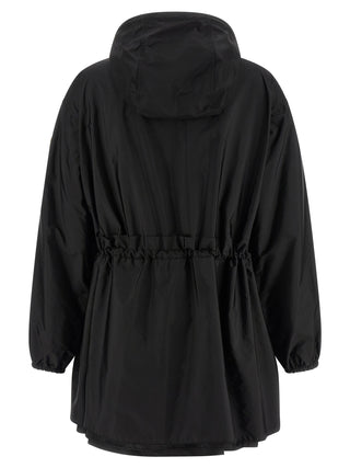 Chaqueta shell de poliamida negra