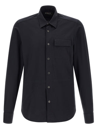 Blue Cotton Blouse