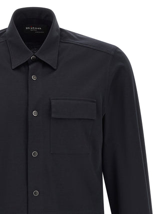 Blue Cotton Blouse