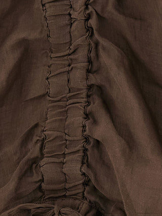Brown Tencel Blouse