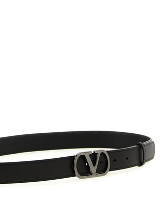 Black Calfskin Regular Belt