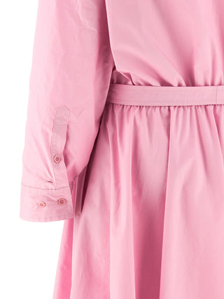 Multicolor Cotton Midi Dress