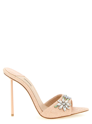 Multicolor Polyamide Stiletto Heel Sandals