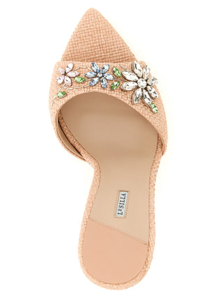 Multicolor Polyamide Stiletto Heel Sandals