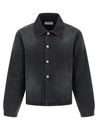 Black Organic Cotton Denim Jacket