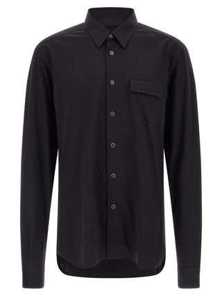 Blusa negra de algodón