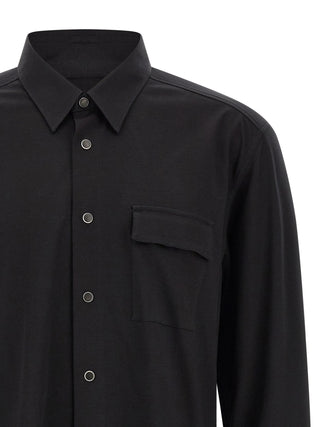 Blusa negra de algodón